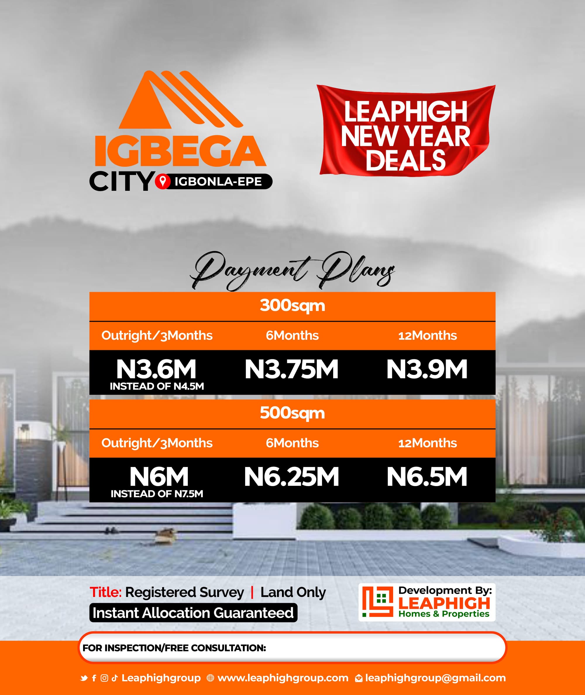 Igbega City, Igbonla Epe